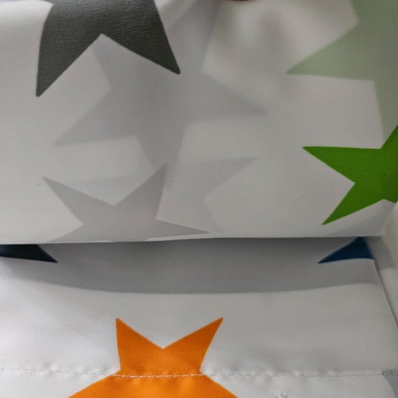 LINENCORP Inc Home Designs Polyester Fabric Shower Curtain with 12 Hooks - Picture 5 of 7